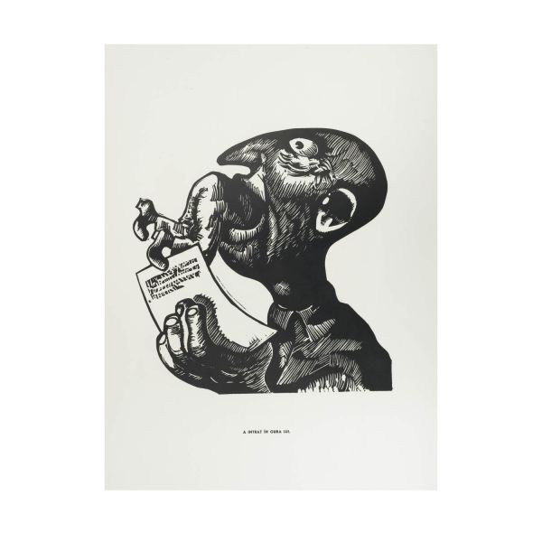 J. Perahim, Proverbe zicători, cu o prefață de Geo Bogza, 20 linogravuri