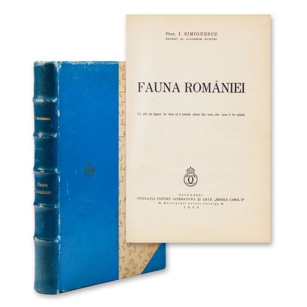 Prof. I. Simionescu, Fauna României, 1938