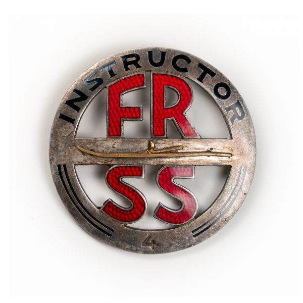 Federația Română de Ski Sportiv, insignă de instructor cu nr. 4