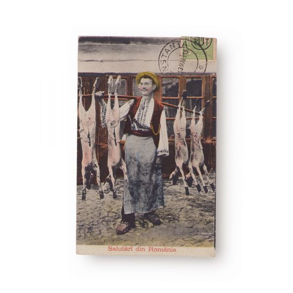 Vânzători de miei, trei cărți poștale ilustrate 