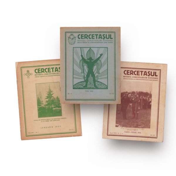 Revista „Cercetașul”, trei numere, 1931 - 1937 