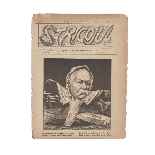 Publicația „Strigoiul”, Anul I, Nr. 1-4, 1893, 4 numere
