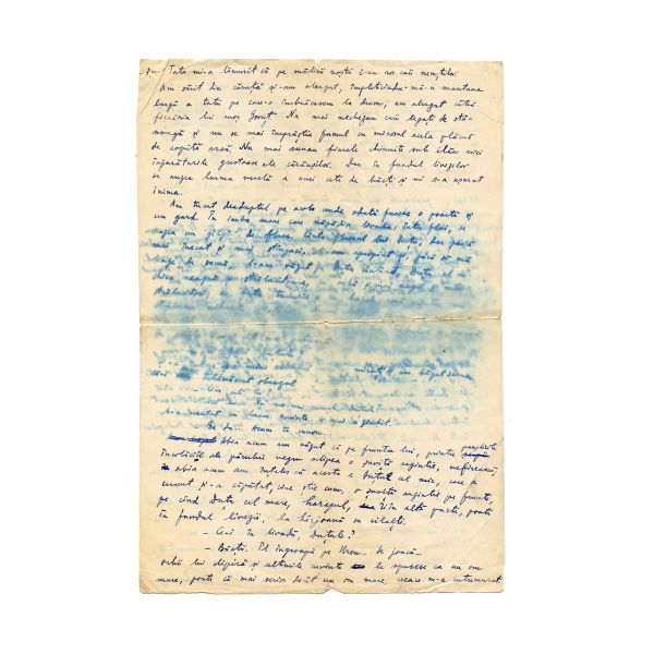 Nicolae Labiș, manuscris „Duțu” - Piesă rară