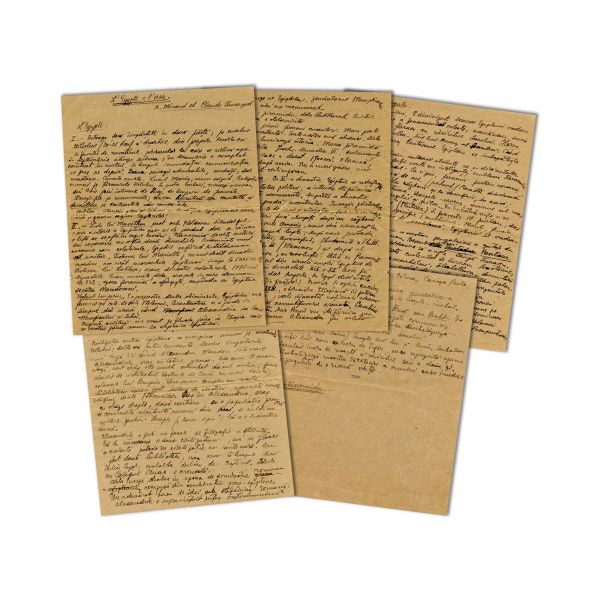 Mircea Eliade, L'Egypte et l'Asie, manuscris