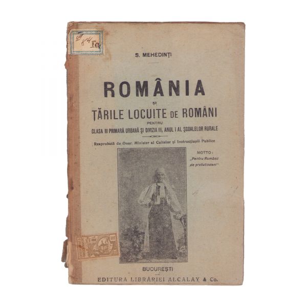S. Mehedinți, România și țările locuite de români pentru clasa III primară