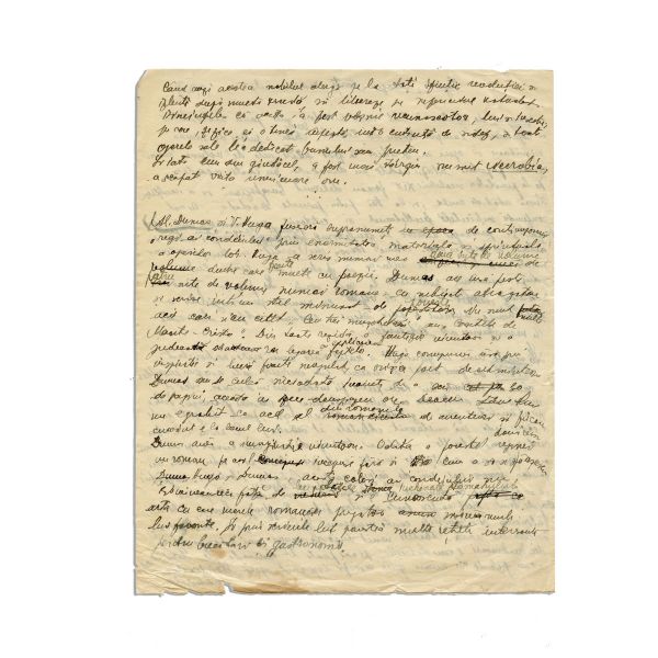 Mircea Eliade, Figuri, recenzii, cărți, reminiscențe, manuscris 
