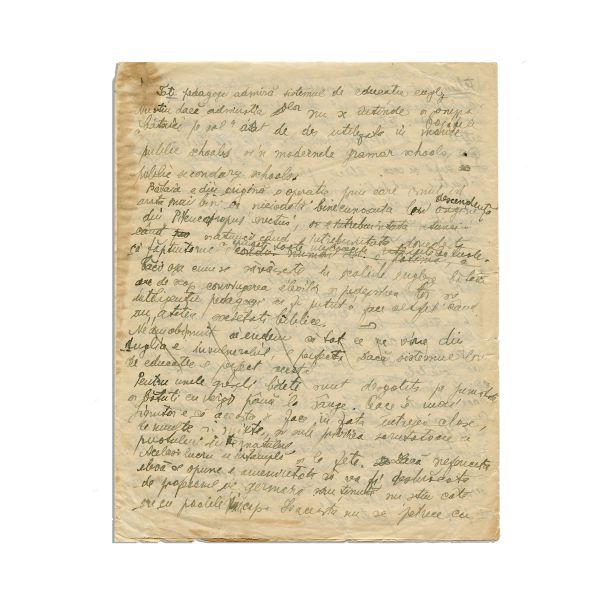 Mircea Eliade, Figuri, recenzii, cărți, reminiscențe, manuscris 