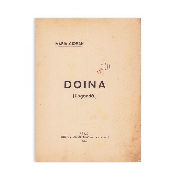 Maria Cioban, Doina, 1912