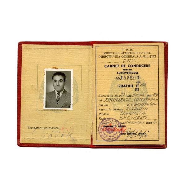 Constantin Tănăsescu, documente personale