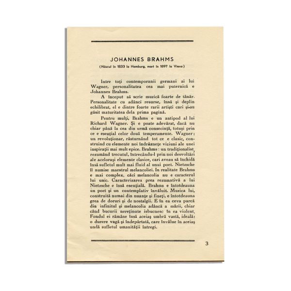 Program, Concert simfonic festiv, Ateneul Român, 1943