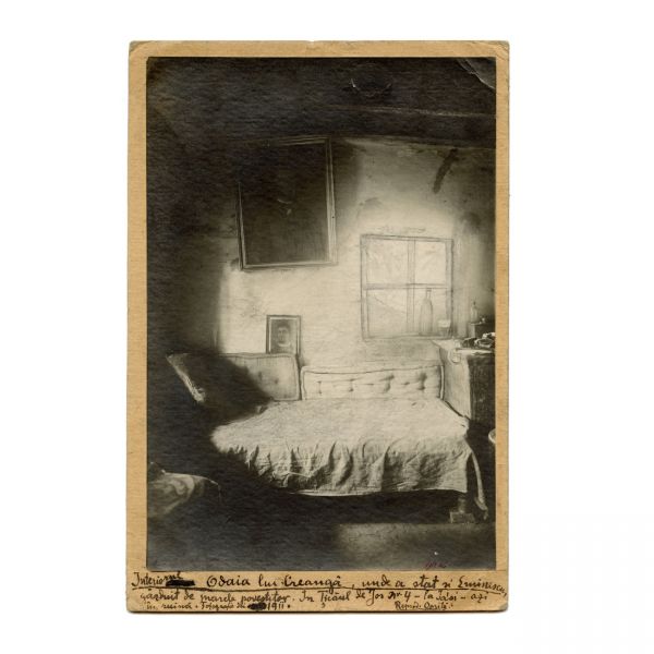 Fotografie Bojdeuca lui Ion Creangă + Manuscris de Octav Minar