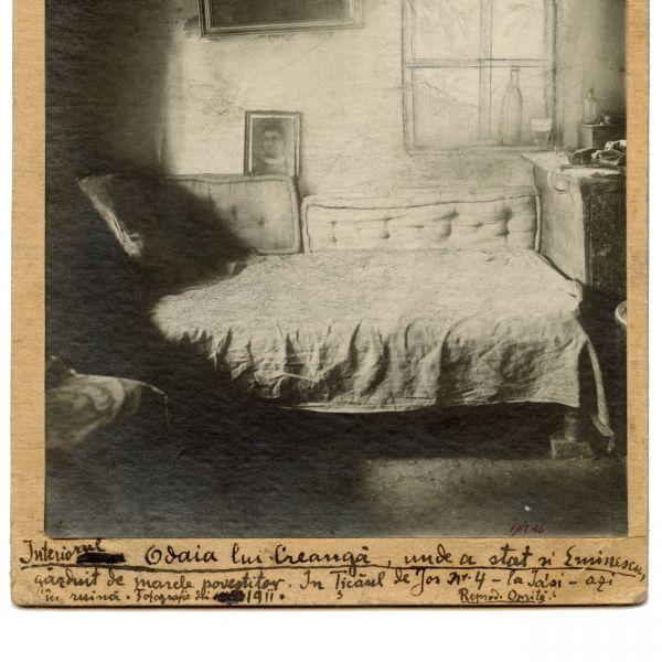 Fotografie Bojdeuca lui Ion Creangă + Manuscris de Octav Minar