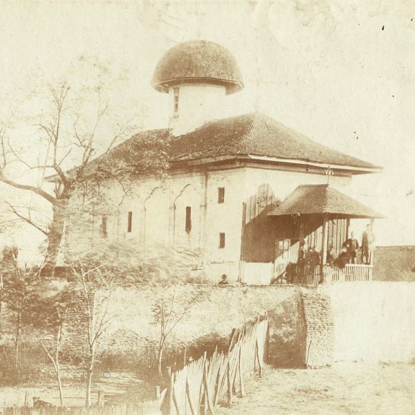 Biserica Bucur Ciobanul, fotografie de epocă, cca. 1890