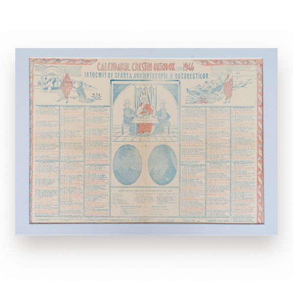 Calendarul Creștin Ortodox pe anul 1946, cu portretul regelui Mihai I 
