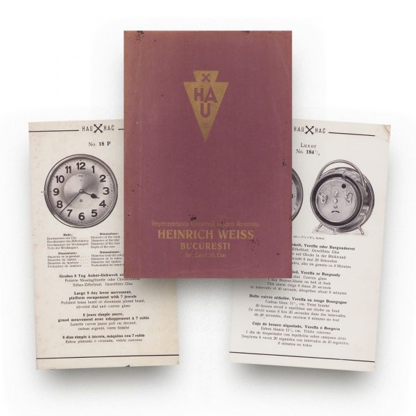 Kienzle și Heinrich Weiss, două cataloage de ceasuri