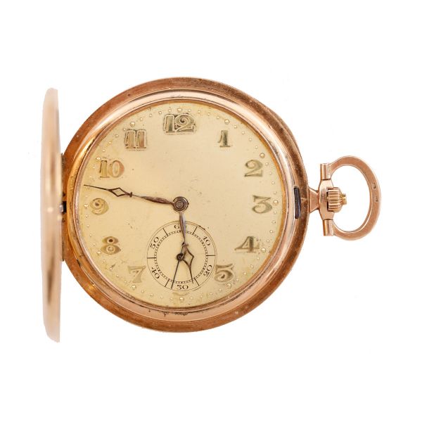 Ceasul de buzunar al reginei Maria din aur 14K, marca Orator Watch Co., 1926
