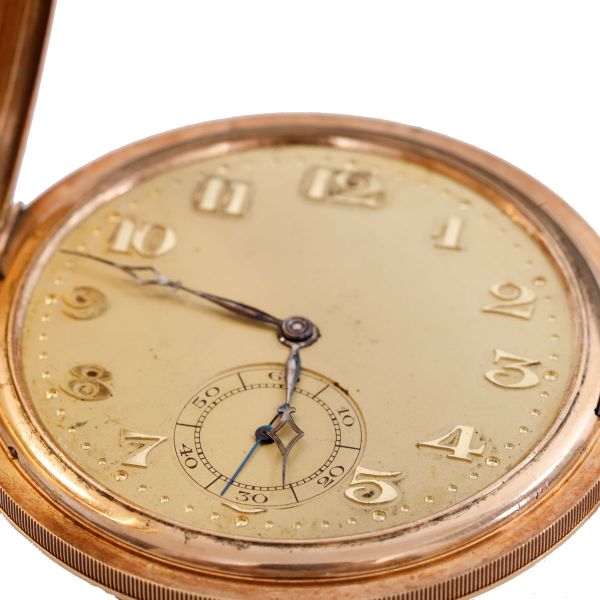Ceasul de buzunar al reginei Maria din aur 14K, marca Orator Watch Co., 1926