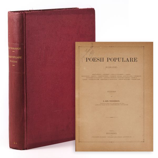 Gheorghe Dem. Teodorescu, Poesii populare, 1885