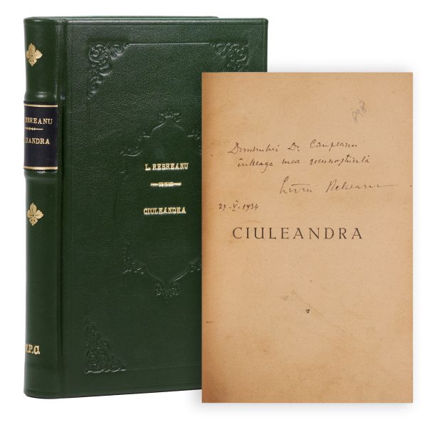 Liviu Rebreanu, Ciuleandra, 1927, cu dedicație pentru dr. Câmpeanu