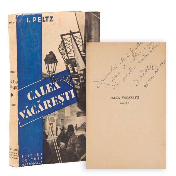 Isac Peltz, Calea Văcărești, 1933, cu dedicație 