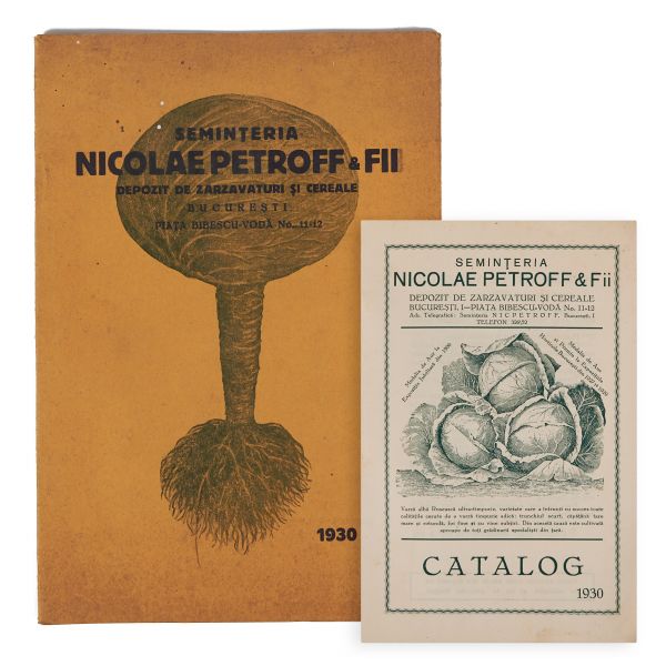 Semințeria Nicolae Petroff & Fii, catalog pe anul 1930