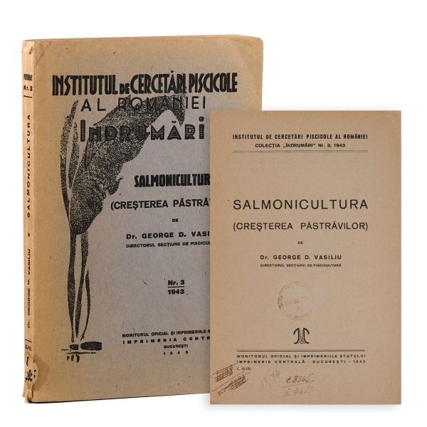 Dr. George D. Vasiliu, Salmonicultura (creșterea păstrăvilor), 1943
