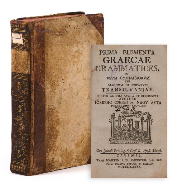 Primele elemente ale gramaticii grecești, Sibiu, 1790