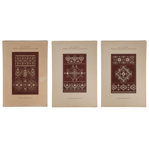 Ilie M. Veslovschi, Motive decorative românești. Gravuri și săpături în lemn