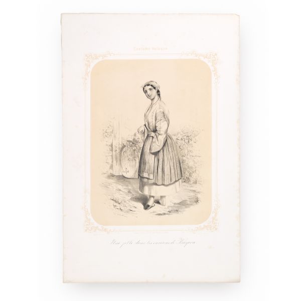 Costume Valaque, colecție de 10 litografii de mari dimensiuni, 1853