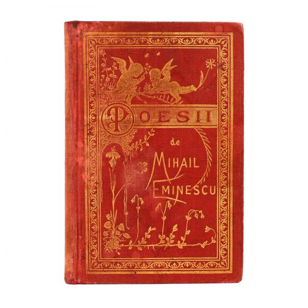Mihai Eminescu, Poesii, 1884, Ediție princeps, cu ex-librisul lui V. G. Morțun