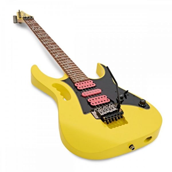 Chitară Electrică - Ibanez JEMJR Yellow, Semnată de către Andrei Maria AKA Smiley