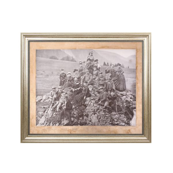 Vizita în România a prințul Albert Edward de Wales, fotografie de mari dimensiuni