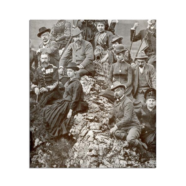Vizita în România a prințul Albert Edward de Wales, fotografie de mari dimensiuni