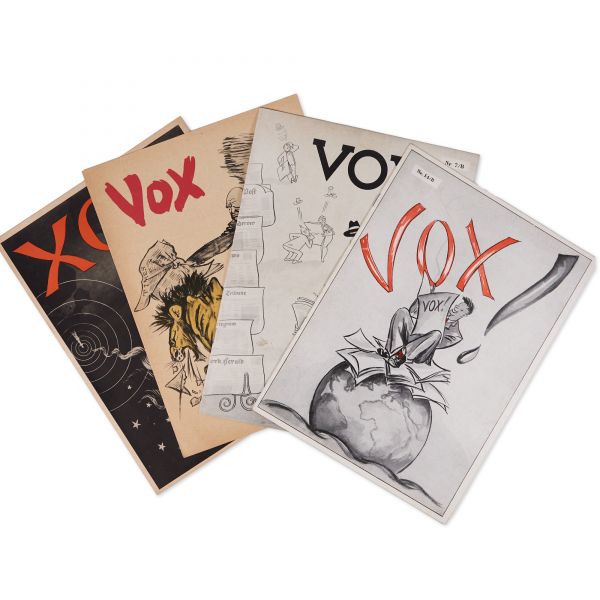 Publicația Vox, patru numere, 1942