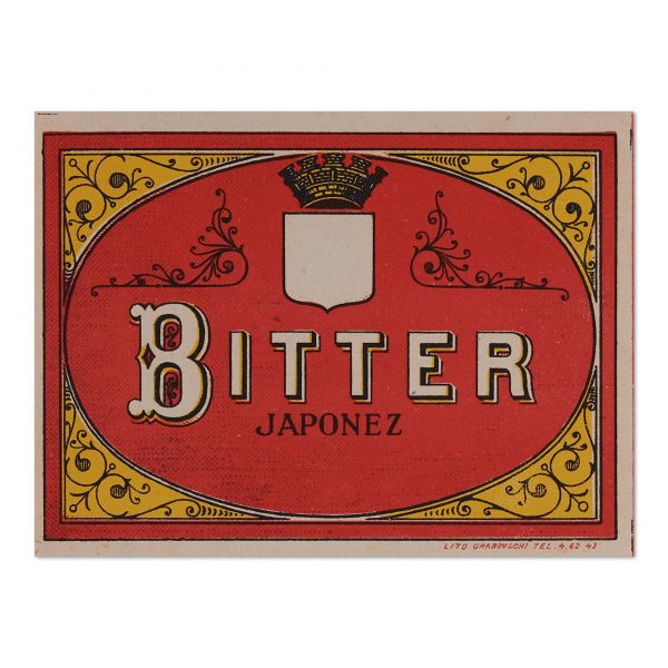 Bitter japonez, Crème de vanille, Tafel, trei etichete