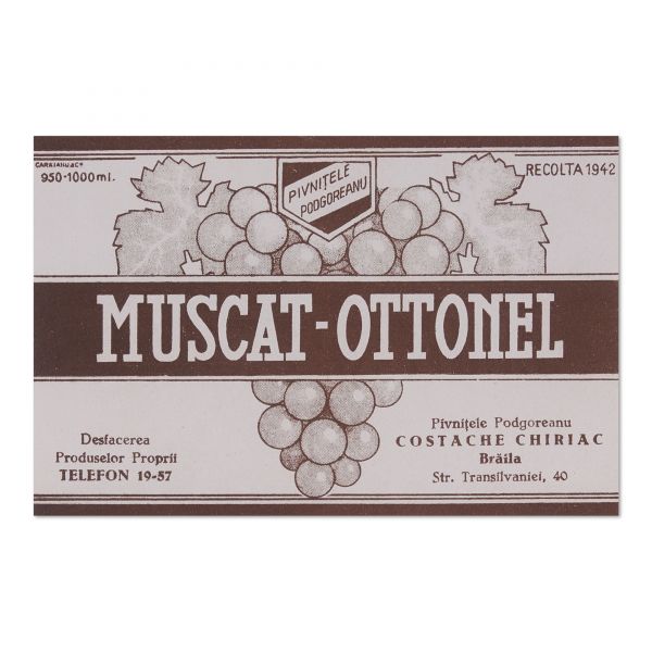 Pivnițele Podgoreanu, 8 etichete