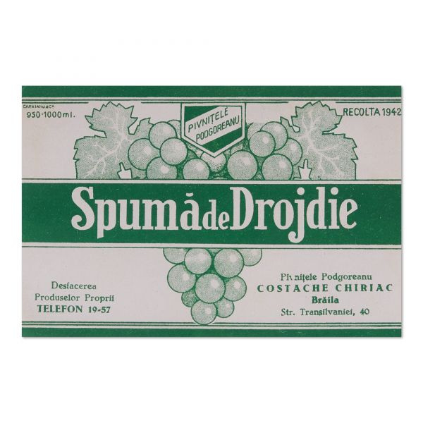 Pivnițele Podgoreanu, 8 etichete