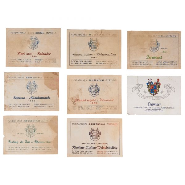 Fundațiunea Brukenthal, zece etichete pentru vinuri