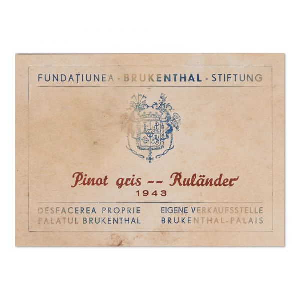 Fundațiunea Brukenthal, zece etichete pentru vinuri