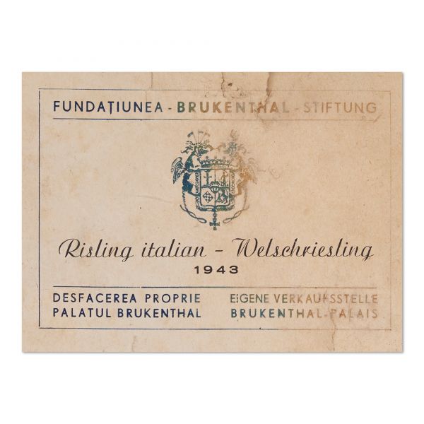 Fundațiunea Brukenthal, zece etichete pentru vinuri