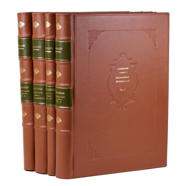 Genealogiile documentate ale familiilor boierești, publicate de Paul St. Grecianu, 1913-1915, patru volume
