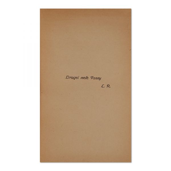 Liviu Rebreanu, Ion, 1939, două volume colligate, cu dedicație pentru gen. Argeșanu 