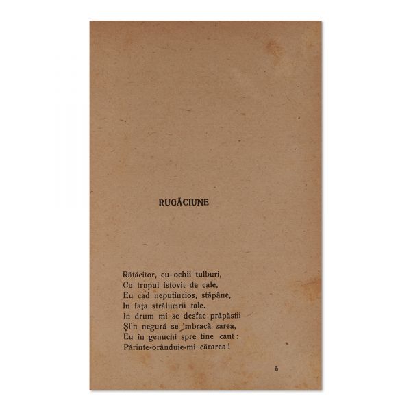 Octavian Goga, Poezii, [1920], cu semnătură