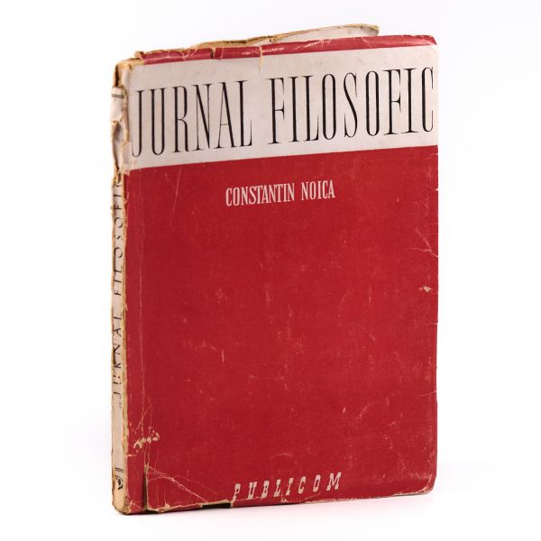 Constantin Noica, Jurnal filosofic, 1944, cu dedicație pentru Dan Botta 