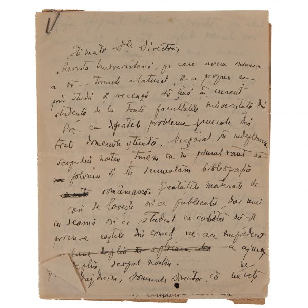 Mircea Eliade, ciorne ale unor scrisori
