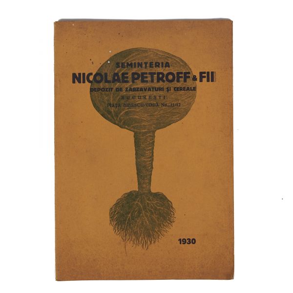 Semințeria Nicolae Petroff & Fii, catalog pe anul 1930