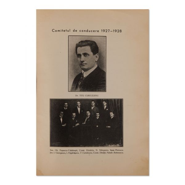 Societatea Studenților în Medicină. Istoric realizat de Dr. Marius Constantinescu, 1937