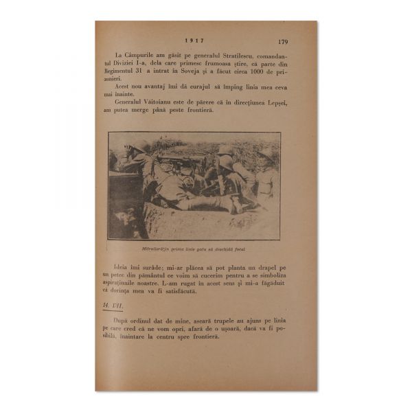 Mareșal Alexandru Averescu, Notițe zilnice din război (1916-1918), cu dedicație pentru Camil Petrescu