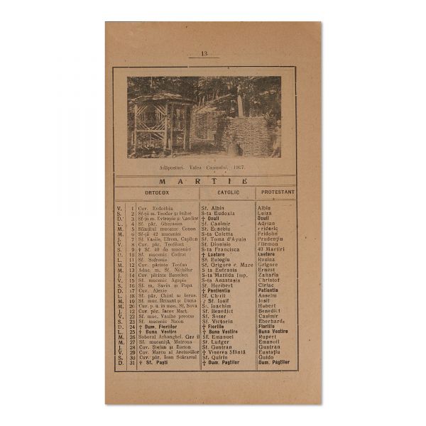 Societatea „Cultul Eroilor”, Almanah pe anul 1929