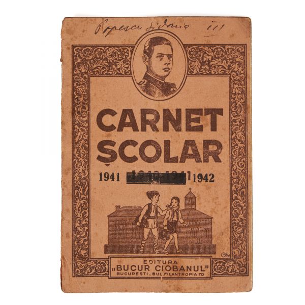 Douăsprezece carnete școlare din perioada 1924-1942